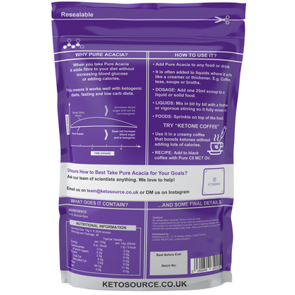 علبة تحتوي على 10 × كيتوسورس بيور أكاسيا (500 جرام)